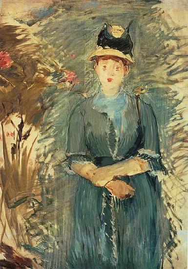 Edouard Manet Jeunne Fille dans les Fleurs Germany oil painting art